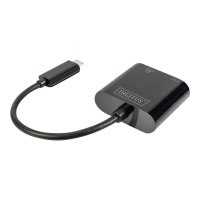 DIGITUS USB Type-C Gigabit Ethernet Adapter mit Power Delivery Unterstützung