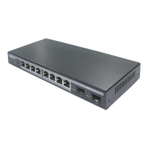 DIGITUS 8-Port Gigabit PoE Netzwerkswitch, Desktop, L2...