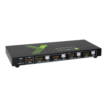 Techly 4x1 USB HDMI KVM Switch 4Kx2K