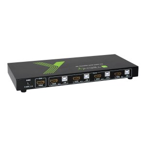 Techly 4x1 USB HDMI KVM Switch 4Kx2K