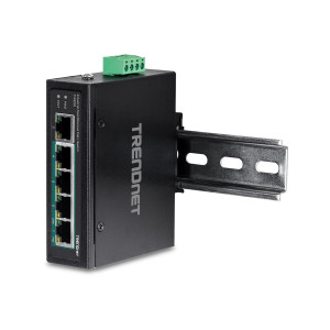 TRENDnet TI-PE50 - Switch - unmanaged - 4 x 10/100 (PoE+)