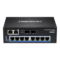 TRENDnet TI-G102 - Switch - unmanaged - 8 x 10/100/1000 + 2 x Kombi-Gigabit-SFP