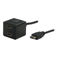 Techly Video Splitter Cable HDMI M to 2 x HDMI F