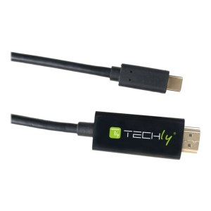 Techly Video- / Audio- / Datenkabel - 24 pin USB-C...