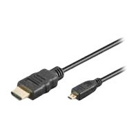 Techly ICOC-HDMI-4-AD3 - 3 m - HDMI tipo A (Standard) - HDMI tipo D (Micro) - 4000 x 2000 Pixel - 10,2 Gbit/s - Nero