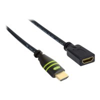 Techly HDMI-Verlängerungskabel mit Ethernet