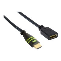 Techly Cavo Prolunga HDMI High Speed con Ethernet 4K 30Hz M/F 3,0 m - 3 m - HDMI tipo A (Standard) - HDMI tipo A (Standard) - Compatibilità 3D - 10 Gbit/s - Nero