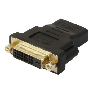 Techly IADAP-HDMI-644 - DVI-D - HDMI - Nero