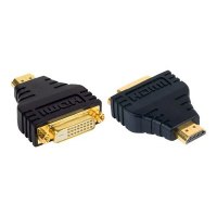 Techly IADAP-DVI-HDMI-F - DVI-D - HDMI - Nero