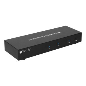 Techly 2-Port DisplayPort1.2 Dual-Monitor KVM Switch