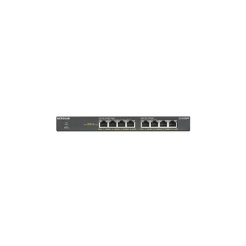 Netgear GS308PP - Switch - unmanaged - 8 x 10/100/1000 (PoE+)