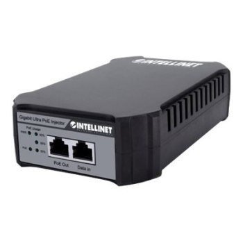 Intellinet 561495 - Gigabit Ethernet - 10,100,1000 Mbit/s - IEEE 802.3,IEEE 802.3ab,IEEE 802.3af,IEEE 802.3at,IEEE 802.3bt,IEEE 802.3u - Cat5,Cat5e - 100 m - Nero - Grigio