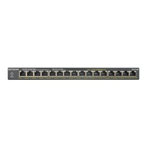 Netgear GS316P - Switch - unmanaged - 16 x 10/100/1000 (PoE+)