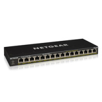 Netgear GS316P - Switch - unmanaged - 16 x 10/100/1000 (PoE+)