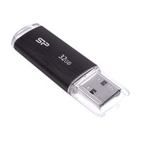 Silicon Power Ultima U02 - 32 GB - USB tipo A - 2.0 - Cuffia - 8 g - Nero