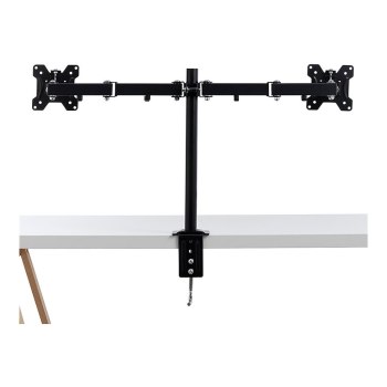 Lindy Dual Display Bracket w/ Pole & Desk Clamp