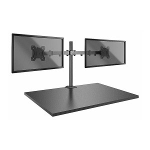 Lindy Dual Display Bracket w/ Pole & Desk Clamp