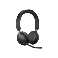 Jabra Evolve2 65 - UC Stereo - Cuffia - Padiglione auricolare - Ufficio/Call center - Nero - Stereofonico - Accoppiamento Bluetooth - Multitasto - Riproduzione/Pausa - Track < - Track > - Volume + - Volume -