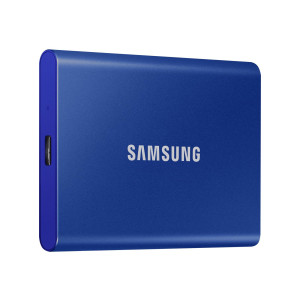 Samsung Portable SSD T7 - 2000 GB - USB tipo-C - 3.2 Gen 2 (3.1 Gen 2) - 1050 MB/s - Protezione della password - Blu