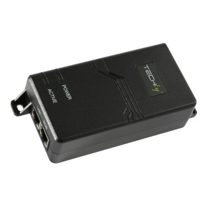 TECHLY High Power PoE+ Injektor 1 x 30 W IEEE 802.3at/af PoE+/PoE 10/100/1000 - Power over Ethernet