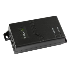 TECHLY High Power PoE+ Injektor 1 x 30 W IEEE 802.3at/af PoE+/PoE 10/100/1000 - Power over Ethernet