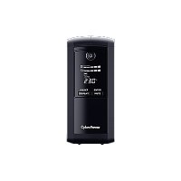 CyberPower Value Pro VP700ELCD - USV - Wechselstrom 230 V - 390 Watt - 700 VA - RS-232, USB - Ausgangsanschlüsse: 4 - Schwarz