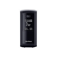 CyberPower Value Pro VP1000ELCD - USV - Wechselstrom 230 V - 550 Watt - 1000 VA - RS-232, USB - Ausgangsanschlüsse: 4 - Schwarz