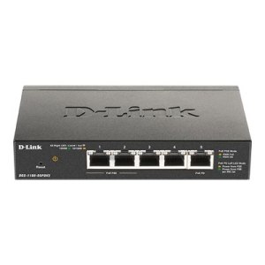 D-Link DGS 1100-05PDV2 - Switch - Smart - 5 x 10/100/1000 (2 PoE)