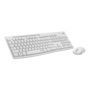 Logitech MK295 - Standard - RF Wireless - QWERTZ - Bianco - Mouse incluso