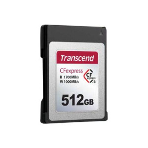 Transcend CFexpress 820 - 512 GB - CFexpress - NAND - 1700 MB/s - 1000 MB/s - Nero