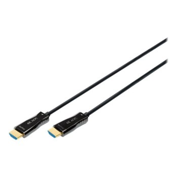 DIGITUS HDMI AOC Hybrid Glasfaserkabel, UHD 4K, 10 m