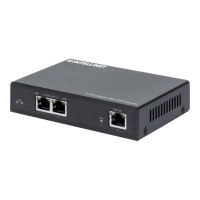 Intellinet 2-Port Gigabit Ultra PoE Extender, Adds up to 100 m (328 ft.) to PoE Range, PoE Power Budget 60 W, Two PSE Ports with 30 W Output Each, IEEE 802.3bt/at/af Compliant, Metal Housing