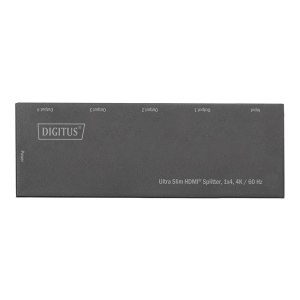 DIGITUS Ultra Slim HDMI® Splitter, 1x4, 4K / 60 Hz