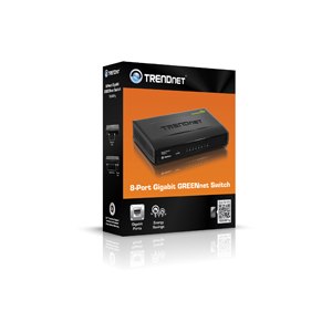 TRENDnet GREENnet - Non gestito - Gigabit Ethernet (10/100/1000) - Full duplex