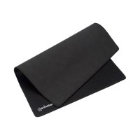 Manhattan XL Gaming Mousepad Smooth Top Surface Mat (Clearance Pricing), Large nylon fabric surface area to improve tracking for better mouse performance (400x320x3mm), Non Slip Rubber Base, Waterproof, Stitched Edges, Black, Lifetime Warranty, Retail Box