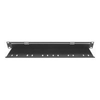 Intellinet 19" Cable Entry Panel with Cable Tray 2-Pack, with Brush, 1U, Black, 2pcs in a Box - Rack-Kabeleingangselement mit Kabeltrasse - Schwarz, RAL 9005 - 1U - 48.3 cm (19") (Packung mit 2)