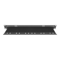 Intellinet 19" Cable Entry Panel with Cable Tray 2-Pack, with Brush, 1U, Black, 2pcs in a Box