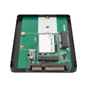 DIGITUS 2,5" SATA HDD Enclosure M.2 or mSATA