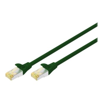 DIGITUS DK-1644-A-010-G-10 - 1 m - Cat6a - S/FTP (S-STP) - RJ-45 - RJ-45 - Verde