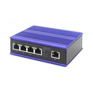 DIGITUS Industrial 5 Port Gigabit Switch, Unmanaged