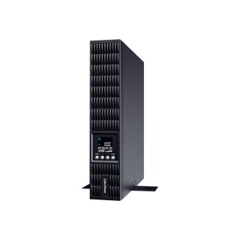 CyberPower Smart App Online S OLS1000ERT2UA - USV (in Rack montierbar/extern) - Wechselstrom 230 V - 900 Watt - 1000 VA - 1-phasig - 9 Ah - RS-232, USB - Ausgangsanschlüsse: 8 - 2U - Schwarz