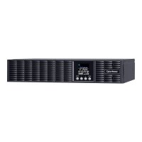 CyberPower Smart App Online S OLS1000ERT2UA - USV (in Rack montierbar/extern) - Wechselstrom 230 V - 900 Watt - 1000 VA - 1-phasig - 9 Ah - RS-232, USB - Ausgangsanschlüsse: 8 - 2U - Schwarz