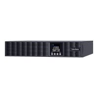 CyberPower Smart App Online S OLS3000ERT2Ua - USV (in Rack montierbar/extern) - Wechselstrom 230 V - 2700 Watt - 3000 VA - 1-phasig - 9 Ah - RS-232, USB - Ausgangsanschlüsse: 9 - 2U - Schwarz