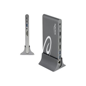 Delock USB Type-C DP 1.4 Docking Station Triple 4K Display
