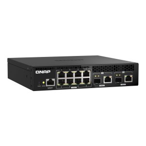 QNAP QSW-M2108R-2C - Switch - managed - 8 x 2.5GBase-T + 2 x combo 10 Gigabit SFP+/RJ-45