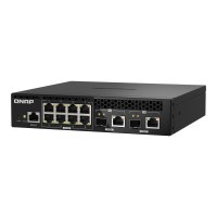 QNAP QSW-M2108R-2C - Switch - managed - 8 x 2.5GBase-T + 2 x combo 10 Gigabit SFP+/RJ-45