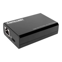 Intellinet PoE Splitter with USB-C Output, PoE++ / 4PPoE, Gigabit Ultra, IEEE 802.3bt, RJ45 In and Out Ports, Up to 45 W USB-C Output Port