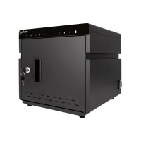 Manhattan Charging Cabinet/Cart via USB-C x10 Devices Desktop, Power Delivery 18W per port (180W total)