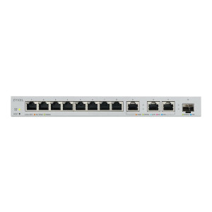 ZyXEL XGS1250-12 - Switch - managed - 8 x 10/100/1000 + 3 x 100/1000/2.5G/5G/10GBase-T + 1 x SFP+