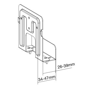 InLine Befestigungskit (Halter) - für Streaming-Box